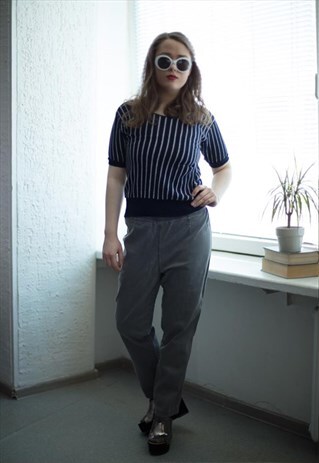 VINTAGE 90'S GREY ELASTIC JEANS LEGGING