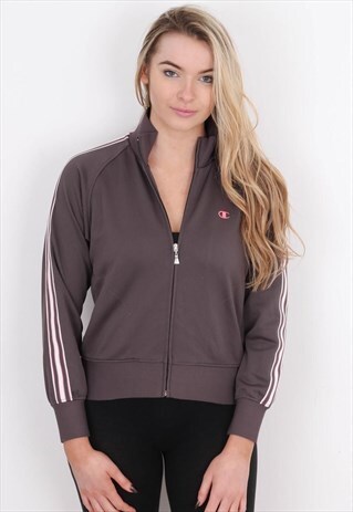 VINTAGE EMBROIDERED CHAMPION TRACK JACKET