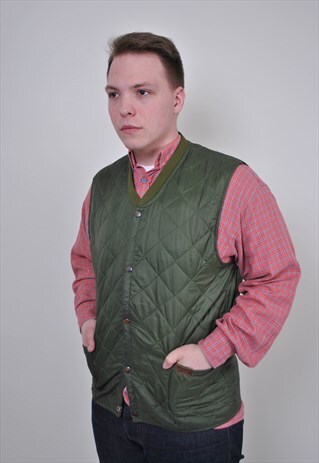 90S REGATA TRAVEL GILET, VINTAGE HERITAGE QUILTED JACKET