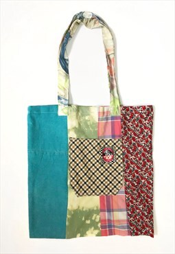 Upcyceld Mixed Patchwork Tote Bag