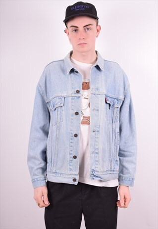 LEVI'S MENS VINTAGE DENIM JACKET XL BLUE 90'S