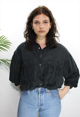 VINTAGE 90S SILK SHIRT