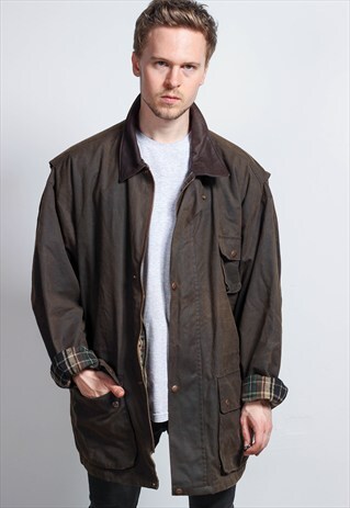 VINTAGE OVERSIZED WAX JACKET