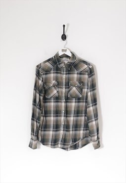 Vintage urban pipeline checked shirt green small BV10477