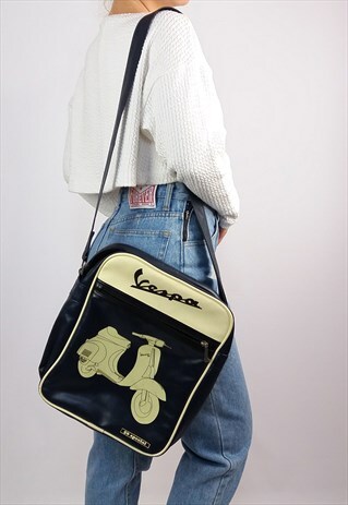 VESPA VINTAGE 90' RETRO MESSENGER BAG / SCHOOLBAG