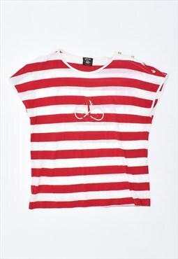 Vintage 90's T-Shirt Top Stripes Red
