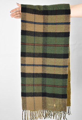 UNISEX REVERSIBLE SOFT WOOL TARTAN SCARF