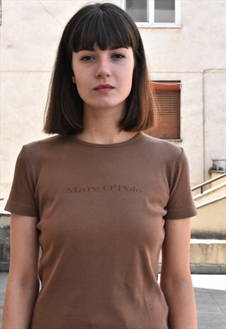 VINTAGE MARC O'POLO BROWN TEE
