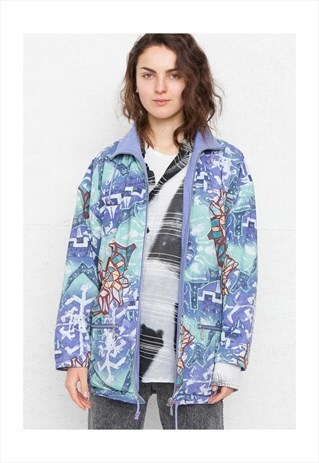 VINTAGE BLUE DOUBLE SIDED JACKET