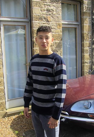 VINTAGE STRIPED PAUL & SHARK SWEATSHIRT