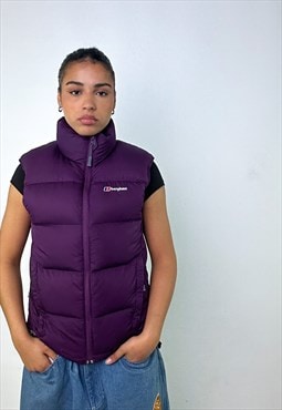 Purple y2ks Berghaus 650 Fill Puffer Jacket Coat Gilet