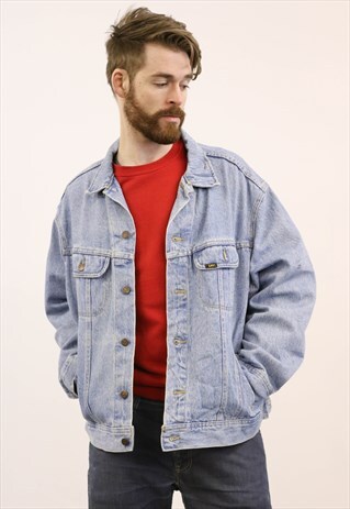 LEE VINTAGE 1990S BLUE DENIM JACKET