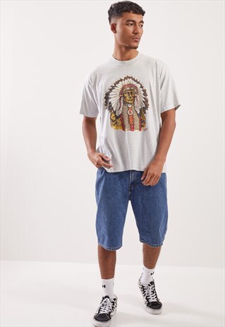 VINTAGE NATIVE AMERICAN GRAPHIC T-SHIRT