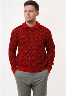 90s BENETTON Wool Scandi Knitwear Sweater Jumper 18487