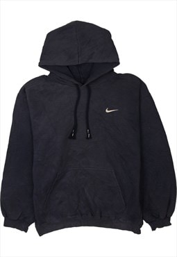 Nike 90's Swoosh Pullover Hoodie XLarge Navy Blue