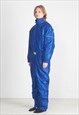 VINTAGE BLUE SKI SUIT SNOWSUIT COVERALL ALL IN ONE