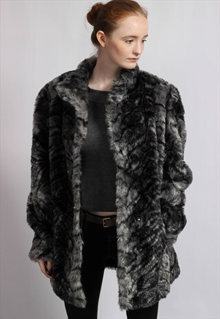 VINTAGE FAUX FUR JACKET