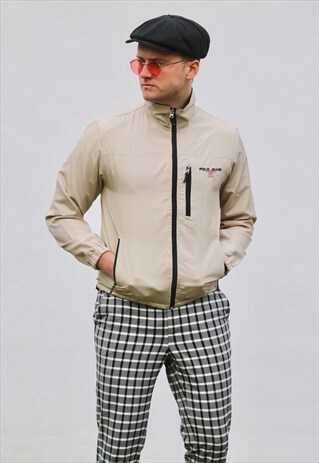 RALPH LAUREN POLO JEANS CO USA LIGHTWEIGHT TRACK JACKET