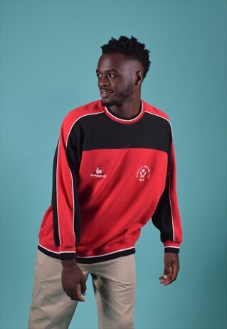 VINTAGE LE COQ SPORTIF SHEFFIELD UNITED SWEATSHIRT