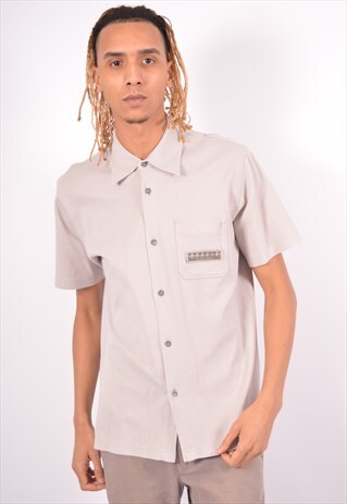 VINTAGE CALVIN KLEIN SHIRT SLIM FIT GREY