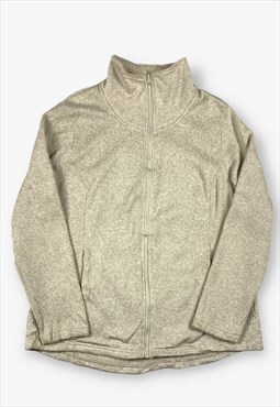 Vintage Faded Glory Knitted Zip Fleece Sweatshirt XL BV15640
