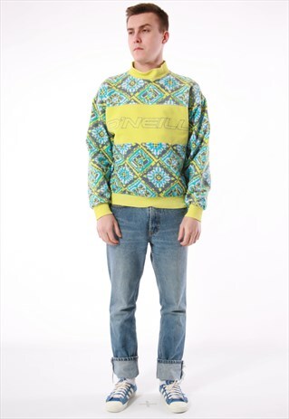90S VINTAGE ONEILL OLDSCHOOL COTTON SWEATSHIRT 14084