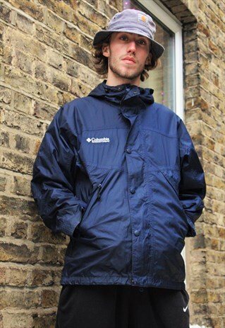 RETRO / 90'S / BLUE COLUMBIA JACKET