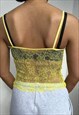 LACE CAMI IN YELLOW