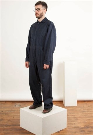 LONG SLEEVE NAVY ROMPER / MECHANICAL MEN ROMPER