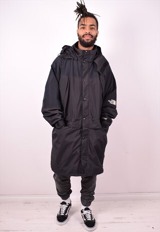 THE NORTH FACE MENS VINTAGE COAT XXL BLACK 90S