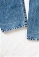 HIGH WAIST 90S VINTAGE MOM JEANS BLUE W28 W29