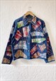 Vintage embroidered denim jacket 