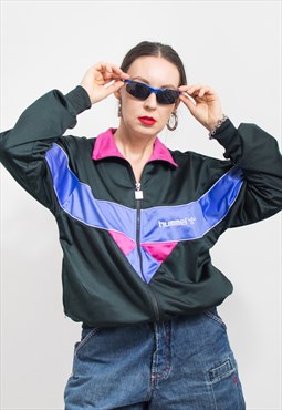 Hummel track jacket Vintage 90's zip up tracksuit top