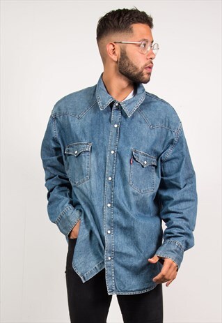 LEVI'S BLUE DENIM SHIRT