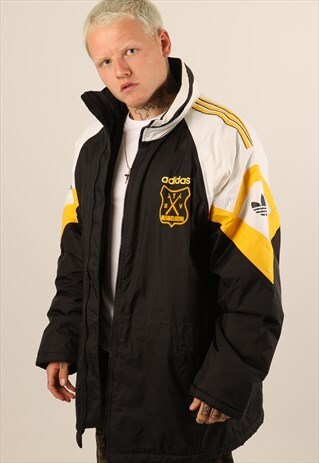VINTAGE ADIDAS FOOTBALL PADDED JACKET