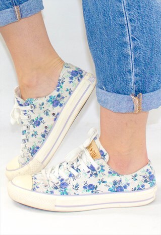 RETRO PASTEL FLORAL CONVERSE UK 5