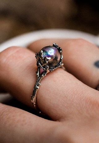 WILLOW MAGICK FUTURE MYSTIC PENTAGRAM STERLING SILVER RING