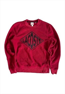 Lacoste Live Red Crew Neck Sweatshirt 