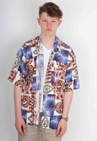 VINTAGE PATTERN SHIRT PTS556