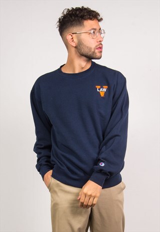 VINTAGE CHAMPION SWEATSHIRT VIRGINIA LAW COLLEGE