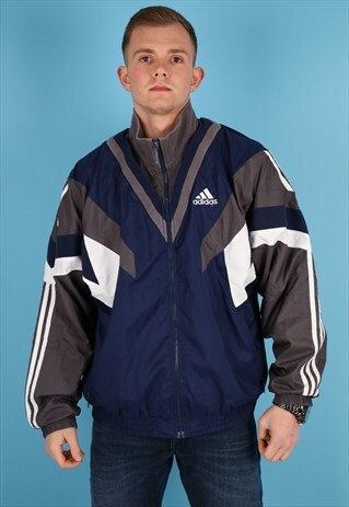 VINTAGE ADIDAS TRACK JACKET IN MULTI NJ805