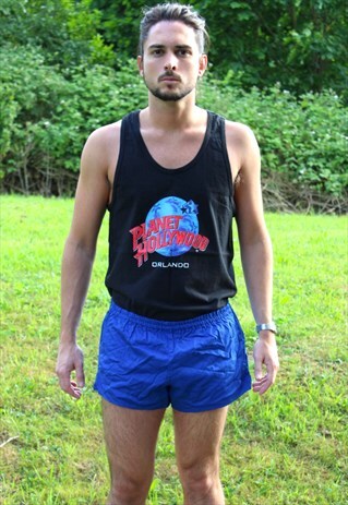 VINTAGE 80S SPRINTER SHORTS GYM - 30 WAIST - SPORTS FESTIVAL