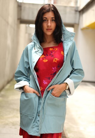 VINTAGE 90'S FESTIVAL RAINCOAT JACKET