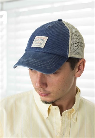 VINTAGE POLO RALPH LAUREN TRUCKER HAT LOGO 90S X 2.9