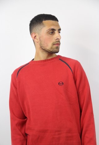 VINTAGE SERGIO TACCHINI RED JUMPER