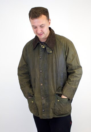 VINTAGE BARBOUR WAX JACKET.