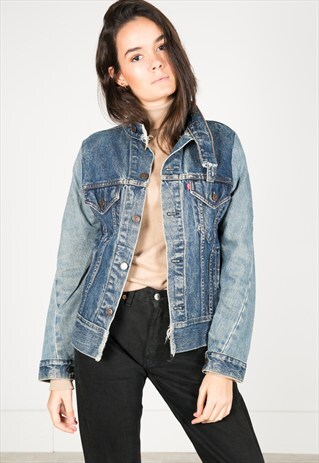 VINTAGE 80S LEVI'S DENIM TRUCKER / S0207