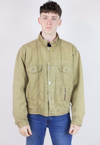 VINTAGE 90'S DIESEL BROWN PADDED JACKET