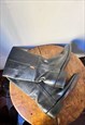 VINTAGE 90S COWBOY BOOTS ANKLE IN BLACK UK 3