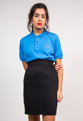 90'S VINTAGE BLUE LACOSTE POLO T-SHIRT
